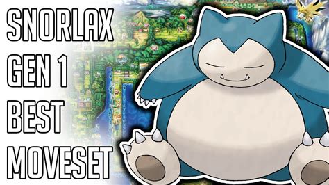 best moveset for snorlax.